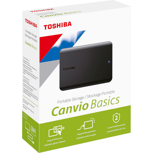 Зовнішній жорсткий диск HDD 2000Gb Toshiba (HDTB520EK3AA) - зображення 5