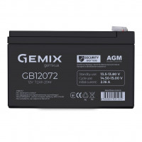 Акумуляторна батарея Gemix (GB12072) 12V  7.2Ah