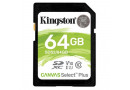 Secure Digital card 64 Gb Kingston Canvas Select Plus class 10 UHS-I - зображення 1