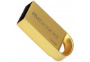 Флеш пам'ять USB 16Gb Mibrand lynx Gold USB2.0, метал - зображення 1