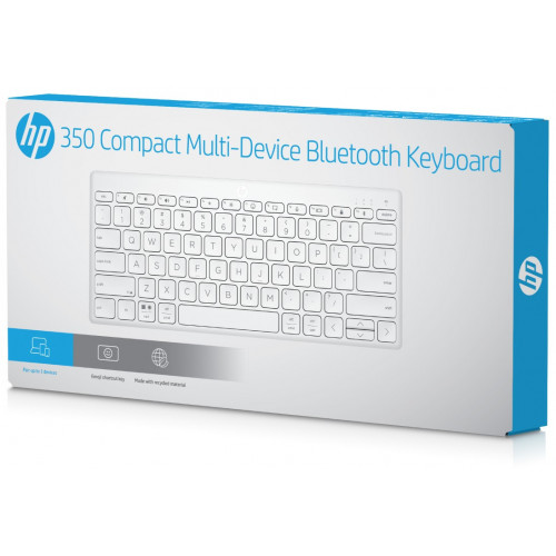 Клавіатура HP 350 Compact Multi-Device Bluetooth UA White (692T0AA) - зображення 1