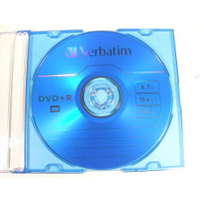 DVD+R Verbatim 4.7Gb 16X Slim Box Color