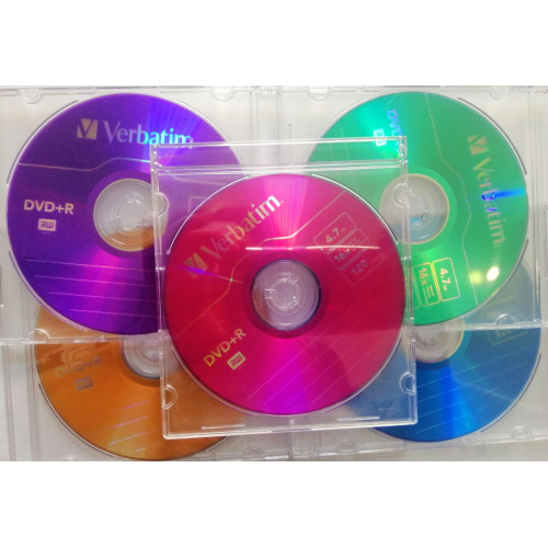 DVD+R Verbatim 4.7Gb 16X Slim Box Color - зображення 2