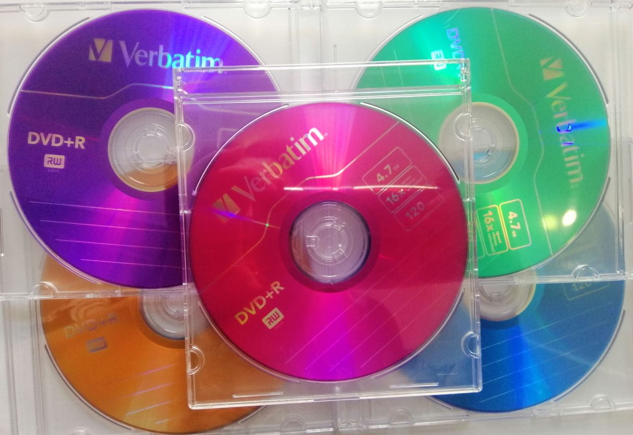 DVD+R Verbatim 4.7Gb 16X Slim Box Color - зображення 2