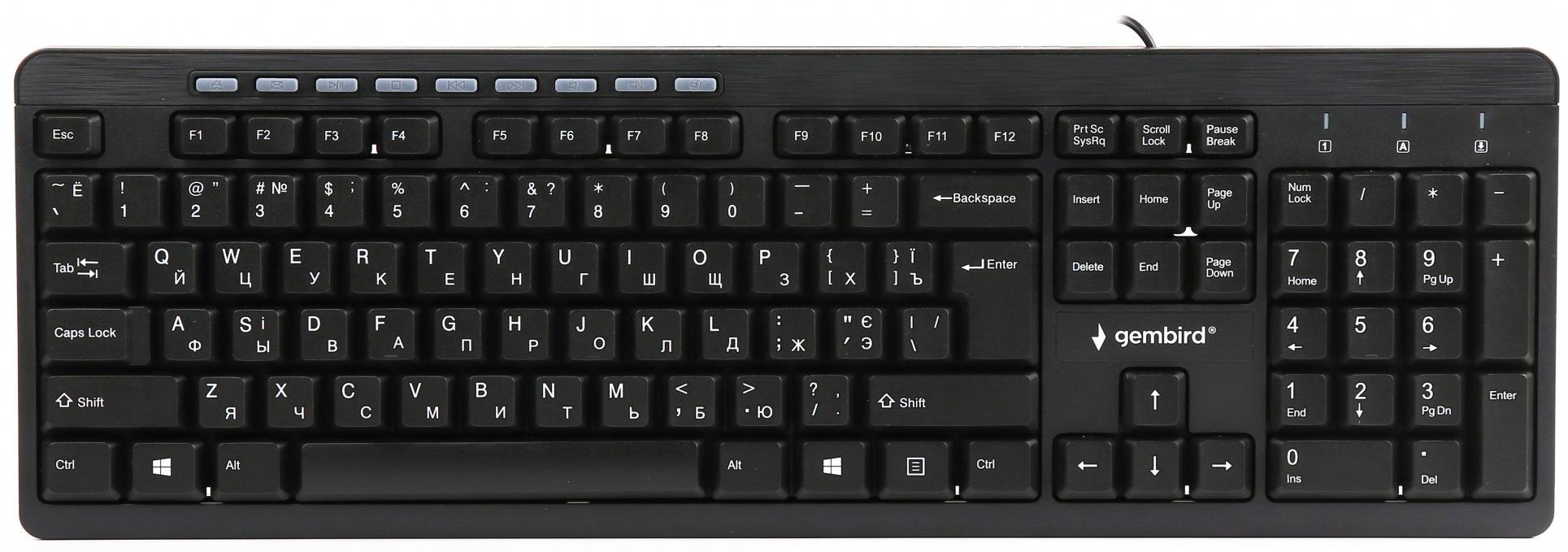 Клавіатура Gembird KB-UM-106-UA - зображення 1
