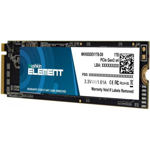 Накопичувач SSD NVMe M.2 1000GB Mushkin Element (MKNSSDEV1TB-D8) - зображення 2