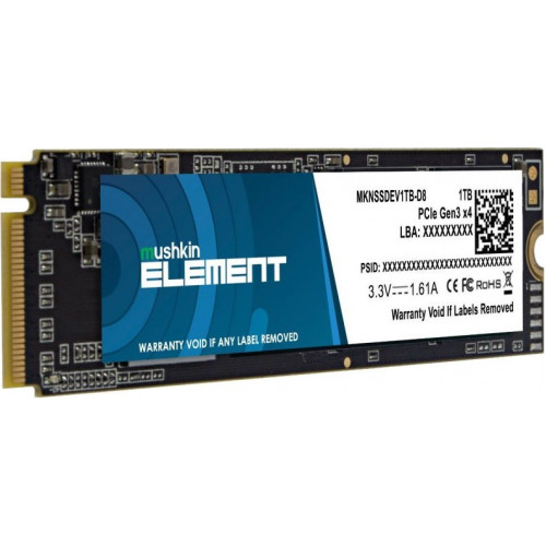 Накопичувач SSD NVMe M.2 1000GB Mushkin Element (MKNSSDEV1TB-D8) - зображення 4