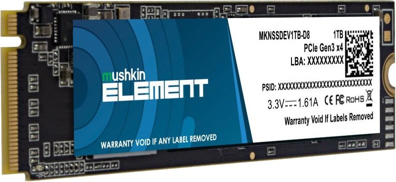 Накопичувач SSD NVMe M.2 1000GB Mushkin Element (MKNSSDEV1TB-D8) - зображення 4