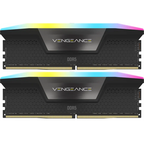 Пам'ять DDR5 RAM_32Gb (2x16Gb) 5200Mhz Corsair Vengeance RGB Black (CMH32GX5M2B5200C40) - зображення 1