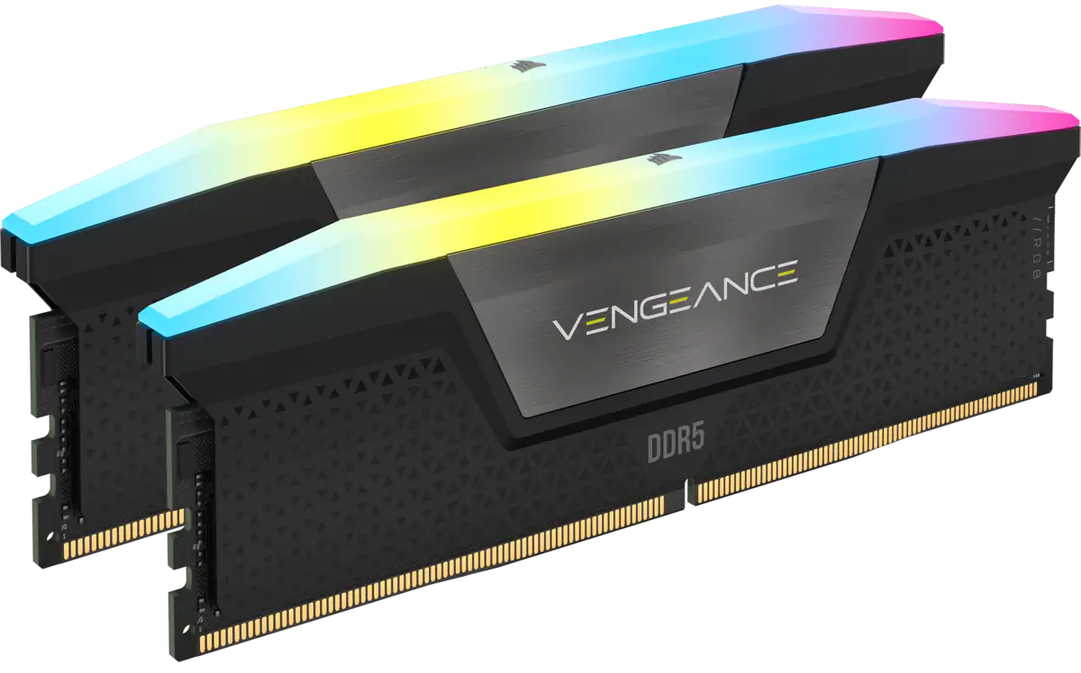 Пам'ять DDR5 RAM_32Gb (2x16Gb) 5200Mhz Corsair Vengeance RGB Black (CMH32GX5M2B5200C40) - зображення 2