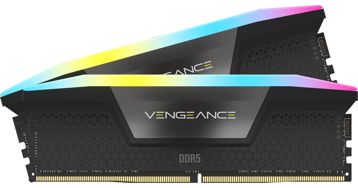 Пам'ять DDR5 RAM_32Gb (2x16Gb) 5200Mhz Corsair Vengeance RGB Black (CMH32GX5M2B5200C40) - зображення 3