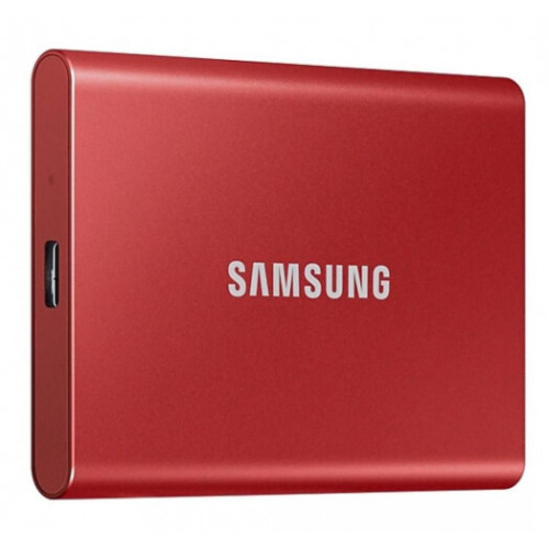 Зовнішній накопичувач SSD 1TB Samsung T7 Red (MU-PC1T0R\/WW) - зображення 1