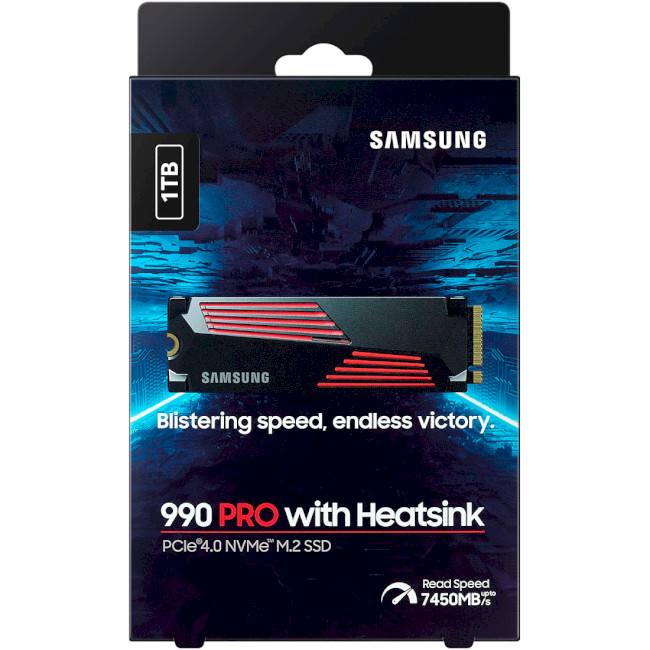Накопичувач SSD NVMe M.2 1000GB Samsung 990 PRO Heatsink (MZ-V9P1T0CW) - зображення 6