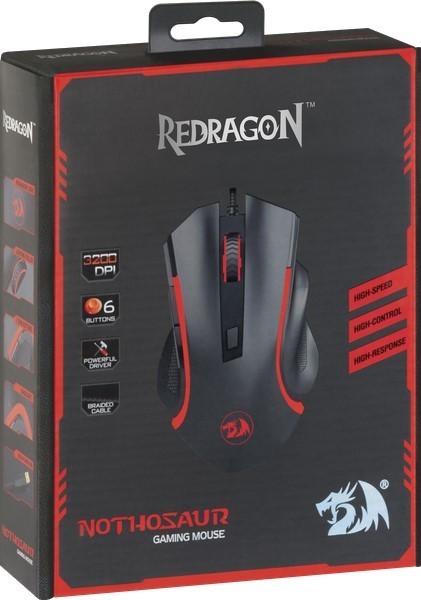 Мишка Redragon Nothosaur Black - зображення 9