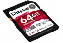 Secure Digital card 64 Gb Kingston Canvas React Plus class 10, UHS-II, U3, V90, для Full HD\/4K\/8K - зображення 2