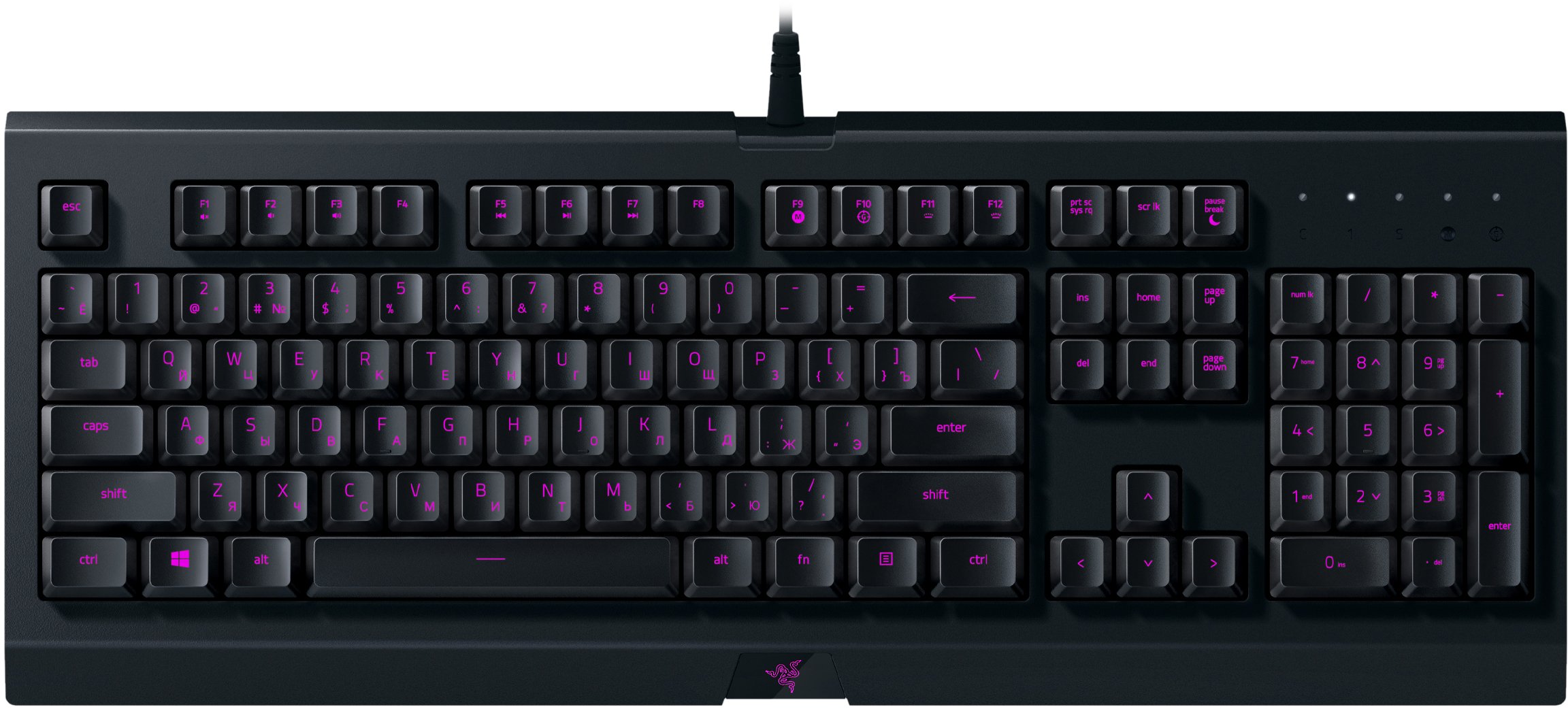 Клавіатура Razer Cynosa Lite RGB Chroma Black (RZ03-02741500-R3R1) - зображення 1