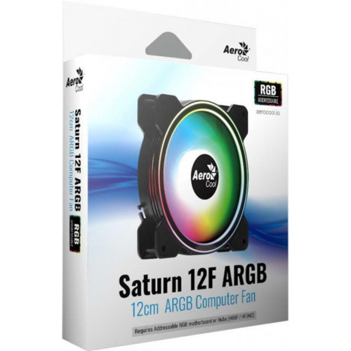 Вентилятор для корпусів 120 мм AeroCool Saturn 12F ARGB - зображення 7