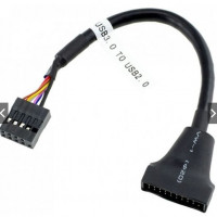 Кабель внутрішній USB2.0 9-pin to USB3.0 19-pin Cablexpert (CC-U3U2-01)