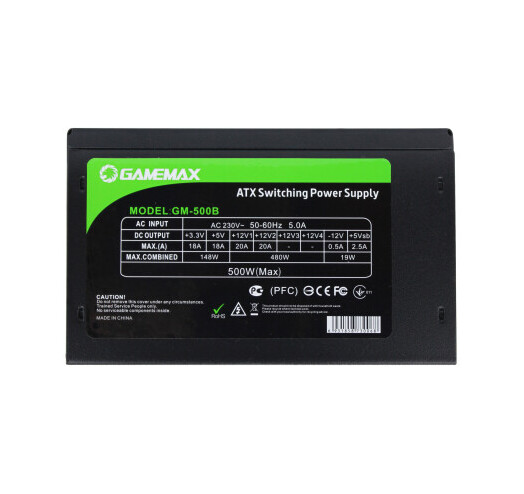 БЖ GameMax 500Вт (GM-500B) - зображення 4
