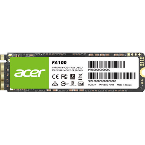Накопичувач SSD NVMe M.2 1000GB Acer FA100 (BL.9BWWA.120) - зображення 1