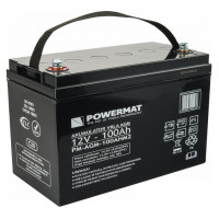 Акумуляторна батарея Powermat C20 12V 100Ah VRLA AGM (PM-AGM-100AHM2)