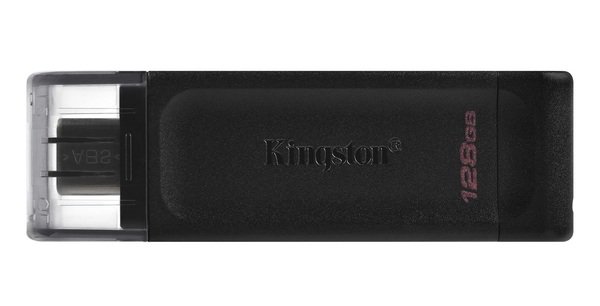 Флеш пам'ять USB 128Gb Kingston DataTraveler 70 USB3.2 Gen 1 Type C - зображення 1