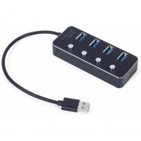 Концентратор USB 3.0 Gembird UHB-U3P4P-01