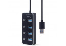 Концентратор USB 3.0 Gembird UHB-U3P4P-01 - зображення 2