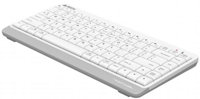 Клавіатура A4-Tech FBK11 Wireless White - зображення 1