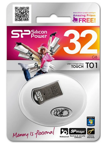 Флеш пам'ять USB 32 Gb Silicon Power Touch T01 - зображення 4