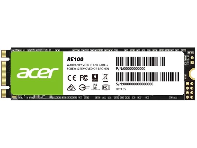 Накопичувач SSD M.2 256GB Acer RE100 (BL.9BWWA.113) - зображення 1