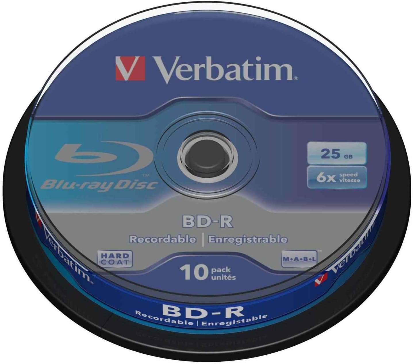 BD-R-disк 25Gb Verbatim 6x Cacke box - зображення 1