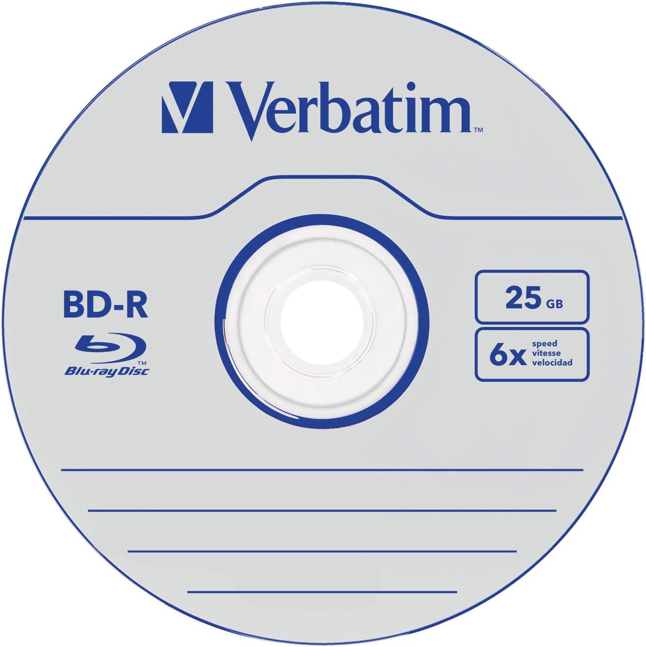 BD-R-disк 25Gb Verbatim 6x Cacke box - зображення 3