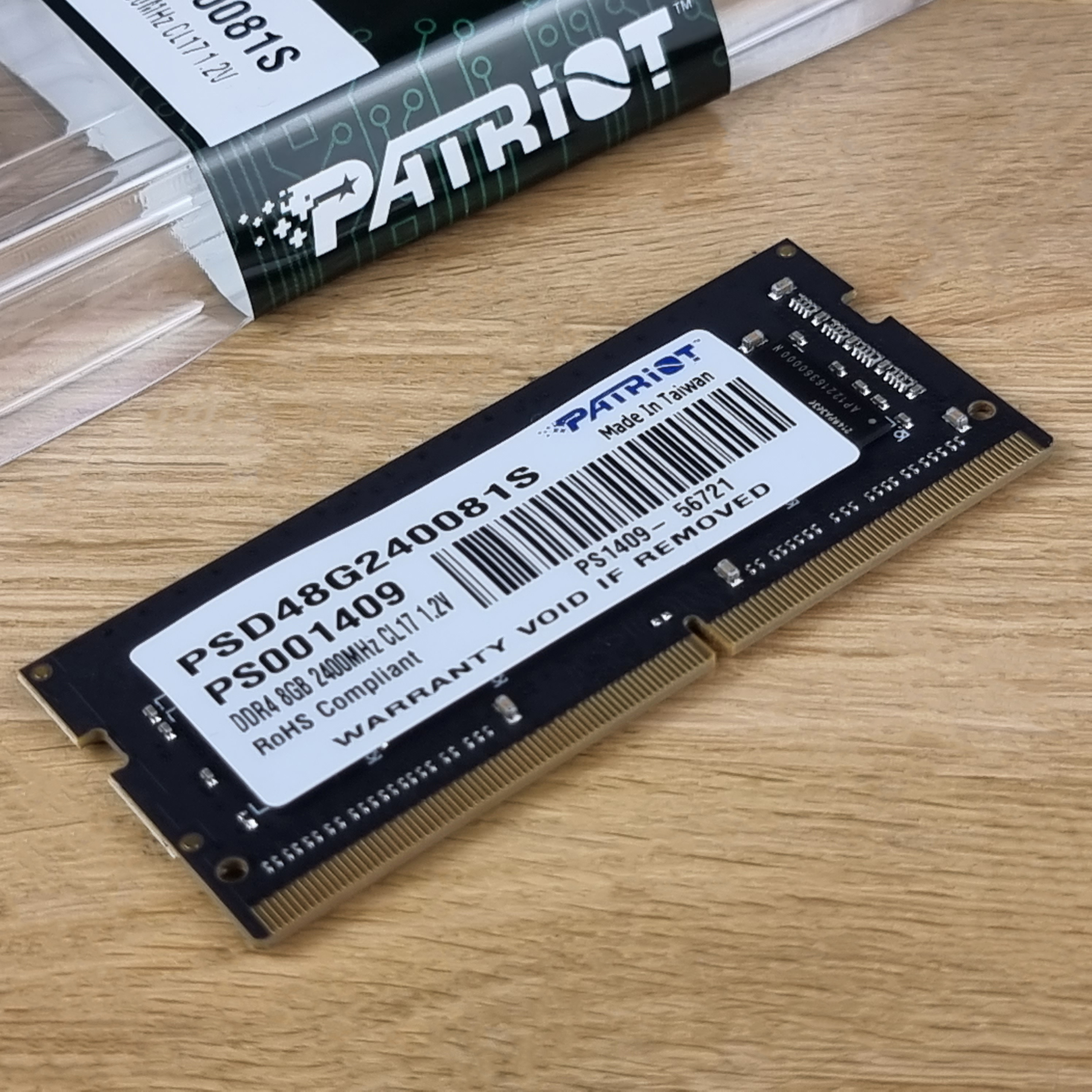 Пам'ять DDR4-2400 8 Gb Patriot SoDIMM - зображення 2