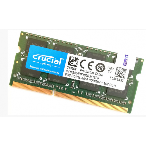 Пам'ять DDR3-1600 8 Gb Crucial SoDIMM - зображення 1