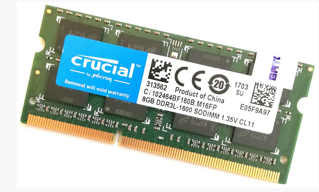 Пам'ять DDR3-1600 8 Gb Crucial SoDIMM - зображення 1