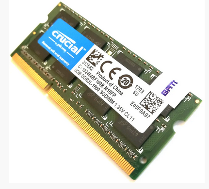 Пам'ять DDR3-1600 8 Gb Crucial SoDIMM - зображення 2