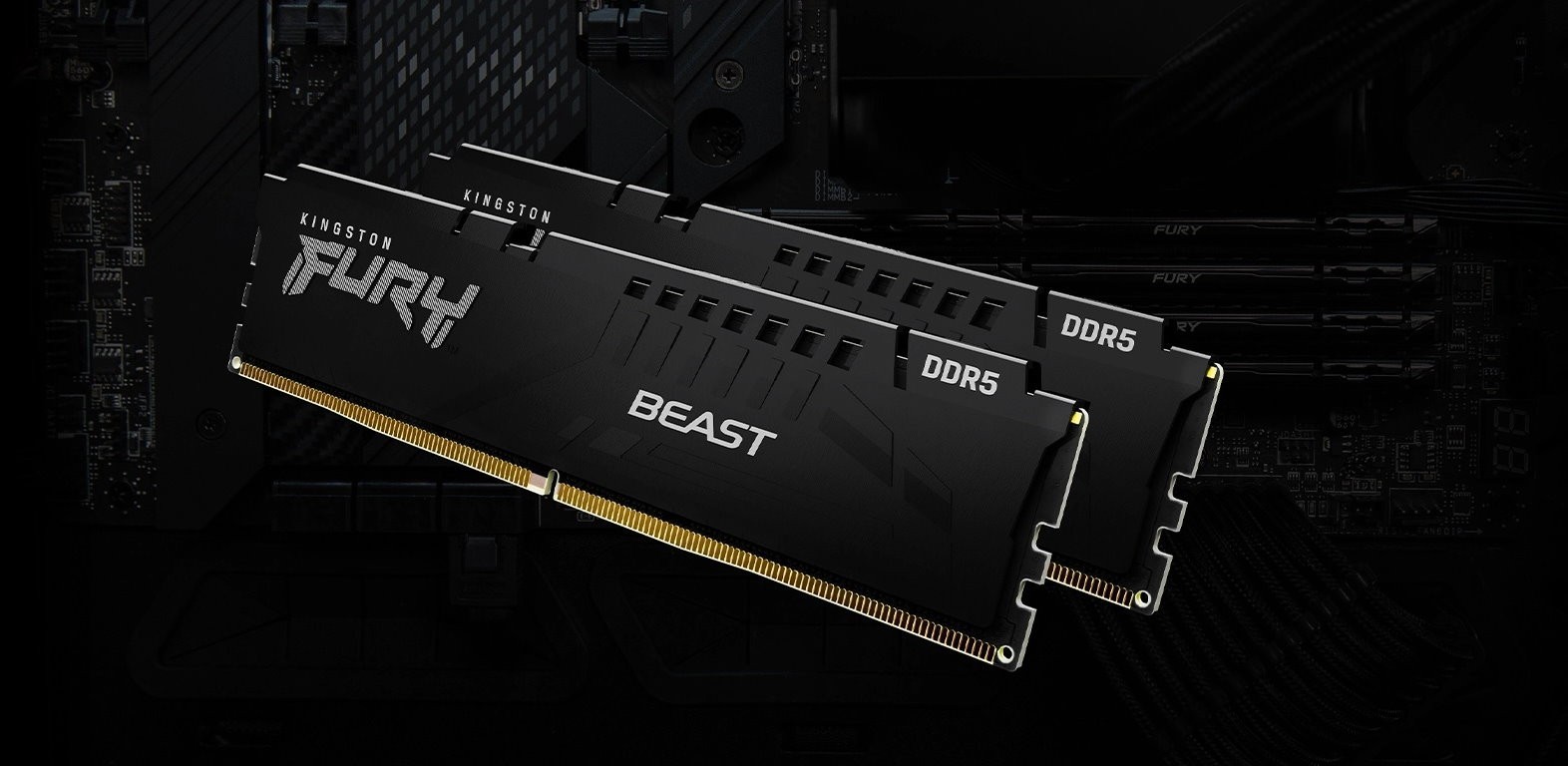 Пам'ять DDR5 RAM_64Gb (2x32Gb) 6000Mhz Kingston Fury Beast Black (KF560C40BBK2-64) - зображення 5