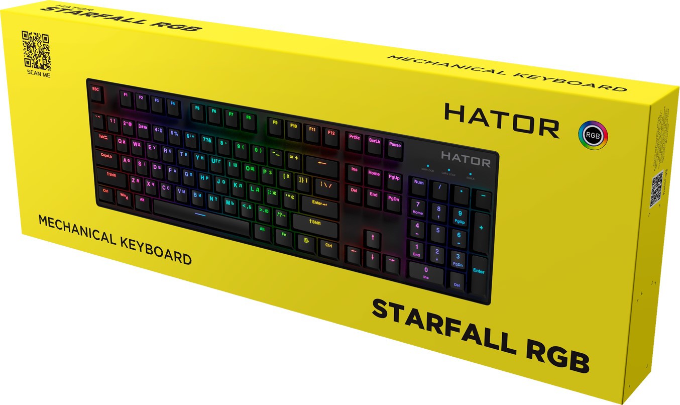 Клавіатура Hator Starfall RGB Pink switch Black (HTK-599) - зображення 5