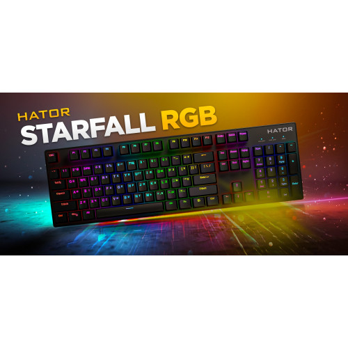 Клавіатура Hator Starfall RGB Pink switch Black (HTK-599) - зображення 6