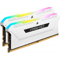 Пам'ять DDR4 RAM_32Gb (2x16Gb) 3600Mhz Corsair Vengeance RGB Pro SL White (CMH32GX4M2D3600C18W)