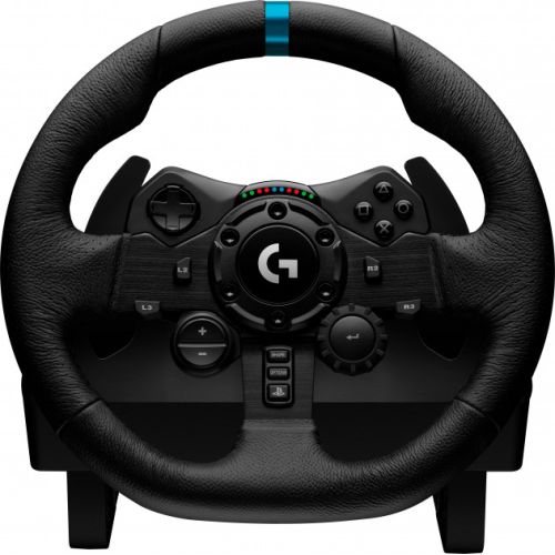 Кермо Logitech G923 Racing Wheel and Pedals + Важіль перемикання передач Logitech Driving Force Shifter(941-000149 + 941-000130) - зображення 2