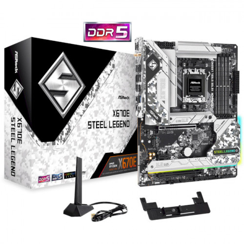 Мат. плата AM5 ASRock X670E Steel Legend - зображення 1