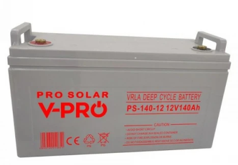 Акумуляторна батарея VOLT Akumulator GEL VPRO PREMIUM 12V 140Ah (6AKUGEL140) - зображення 1