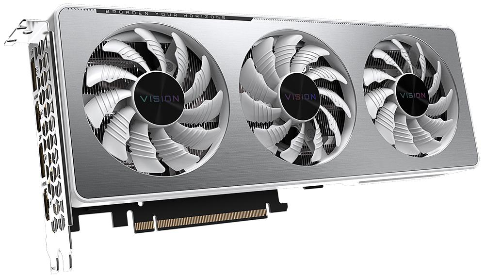 Відеокарта GeForce RTX 3060 12 GDDR6 Gigabyte VISION OC (GV-N3060VISION OC-12GD rev 2.0) - зображення 4