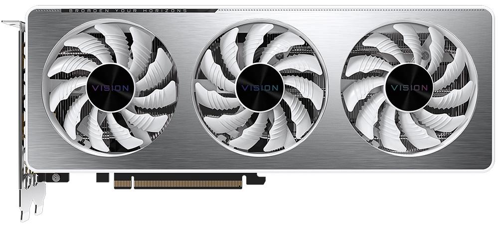 Відеокарта GeForce RTX 3060 12 GDDR6 Gigabyte VISION OC (GV-N3060VISION OC-12GD rev 2.0) - зображення 3