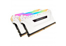 Пам'ять DDR4 RAM_16Gb (2x8Gb) 3600Mhz Corsair Vengeance RGB Pro White (CMW16GX4M2D3600C18W) - зображення 3