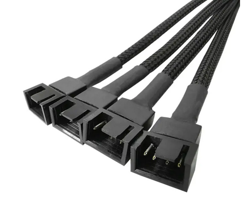 Кабель живлення  FanPower 4p 1x4 M\/F Lucom 0.27 м - зображення 3