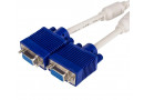 Перехідник VGA (M) to 2x VGA (F), 10 см, Atcom (10800) - зображення 2