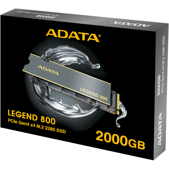 Накопичувач SSD NVMe M.2 2000GB A-DATA Legend 800 (ALEG-800-2000GCS) - зображення 4